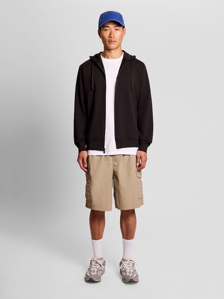 Lyle & Scott Ελαφρύ Φούτερ με Κουκούλα και Φερμουάρ Lounge - Εικόνα 2 από 5