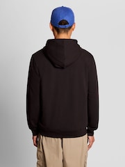 Lyle & Scott Ελαφρύ Φούτερ με Κουκούλα και Φερμουάρ Lounge - Εικόνα 4 από 5