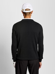 Lyle & Scott Black Golf 1874 V-Neck Pullover - Image 3 of 6