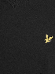 Lyle & Scott Black Golf 1874 V-Neck Pullover - Image 5 of 6