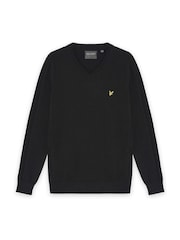 Lyle & Scott Black Golf 1874 V-Neck Pullover - Image 6 of 6
