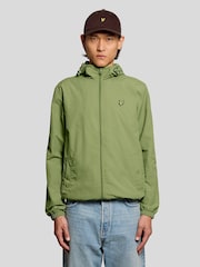 Lyle & Scott Green Zip Through Hooded Jacket - Image 1 of 5