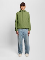 Lyle & Scott Green Zip Through Hooded Jacket - Image 2 of 5
