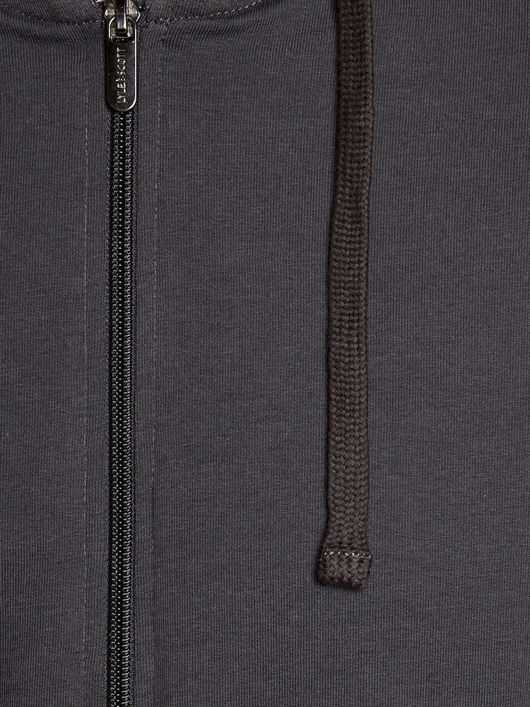 Lyle & Scott Ελαφρύ Φούτερ με Κουκούλα και Φερμουάρ Lounge - Εικόνα 5 του 5