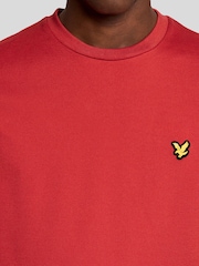 Lyle & Scott Red Crew Neck Fly Fleece - Image 4 of 6