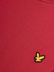 Lyle & Scott Red Crew Neck Fly Fleece - Image 5 of 6