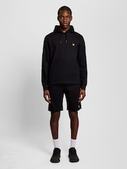Lyle & Scott Black Fly Fleece Hoodie - Image 2 of 5