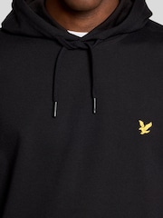 Lyle & Scott Black Fly Fleece Hoodie - Image 3 of 5