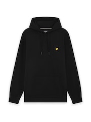 Lyle & Scott Black Fly Fleece Hoodie - Image 5 of 5
