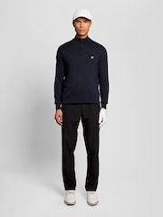 Lyle & Scott Blue Golf Quarter Zip Jumper - Image 2 of 6