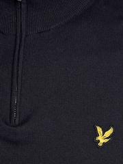 Lyle & Scott Blue Golf Quarter Zip Jumper - Image 5 of 6