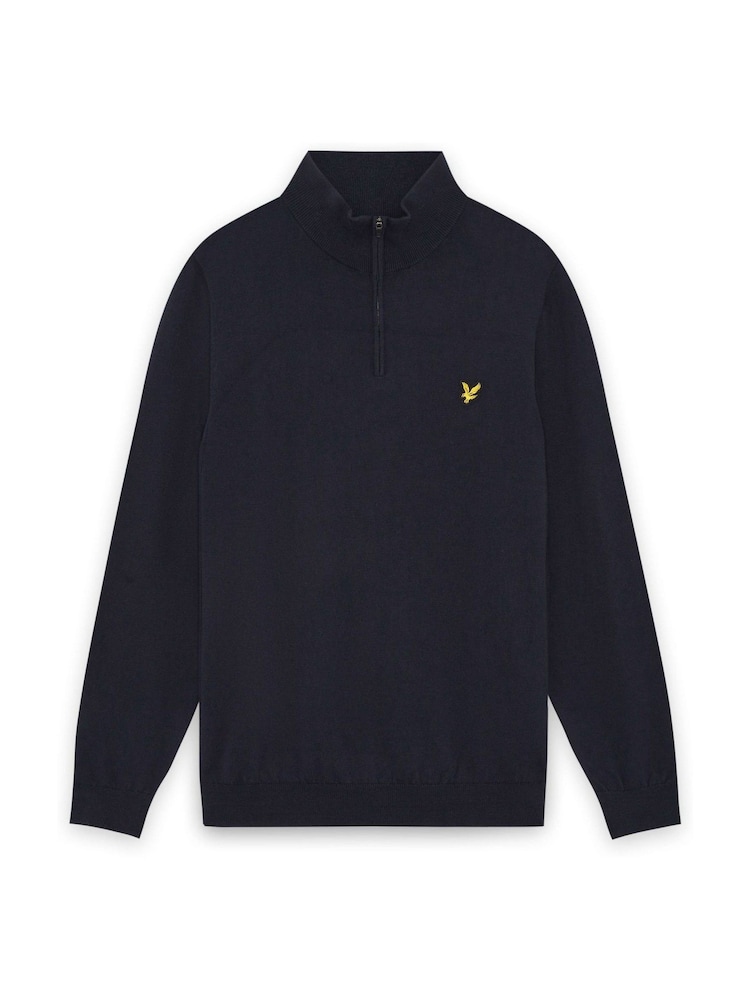 Lyle & Scott Blue Golf Quarter Zip Jumper - Image 6 of 6