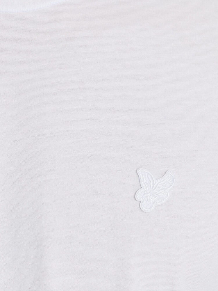 Lyle & Scott White Superfine T-Shirt - Image 6 of 6