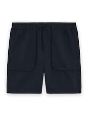 Lyle & Scott Blue Linen Shorts - Image 6 of 6