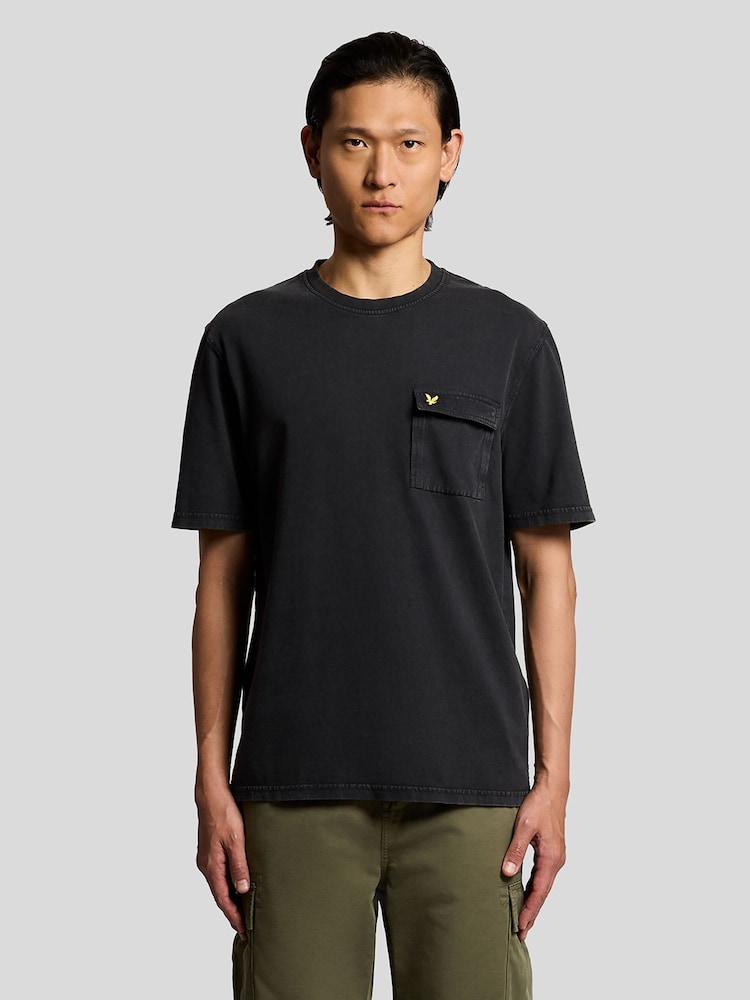 Lyle & Scott Black Cargo Pocket T-Shirt - Image 1 of 6