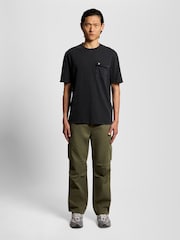 Lyle & Scott Black Cargo Pocket T-Shirt - Image 2 of 6