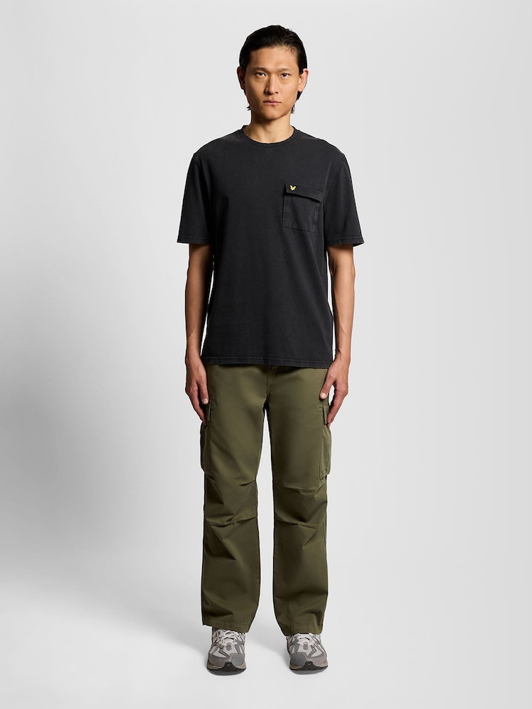 Lyle & Scott Black Cargo Pocket T-Shirt - Image 2 of 6