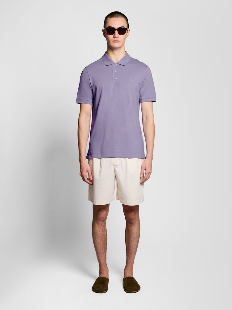 Lyle & Scott Blue Superfine Polo Shirt - Image 2 of 6 Lyle & Scott Blue Superfine Polo Shirt - Image 2 of 6