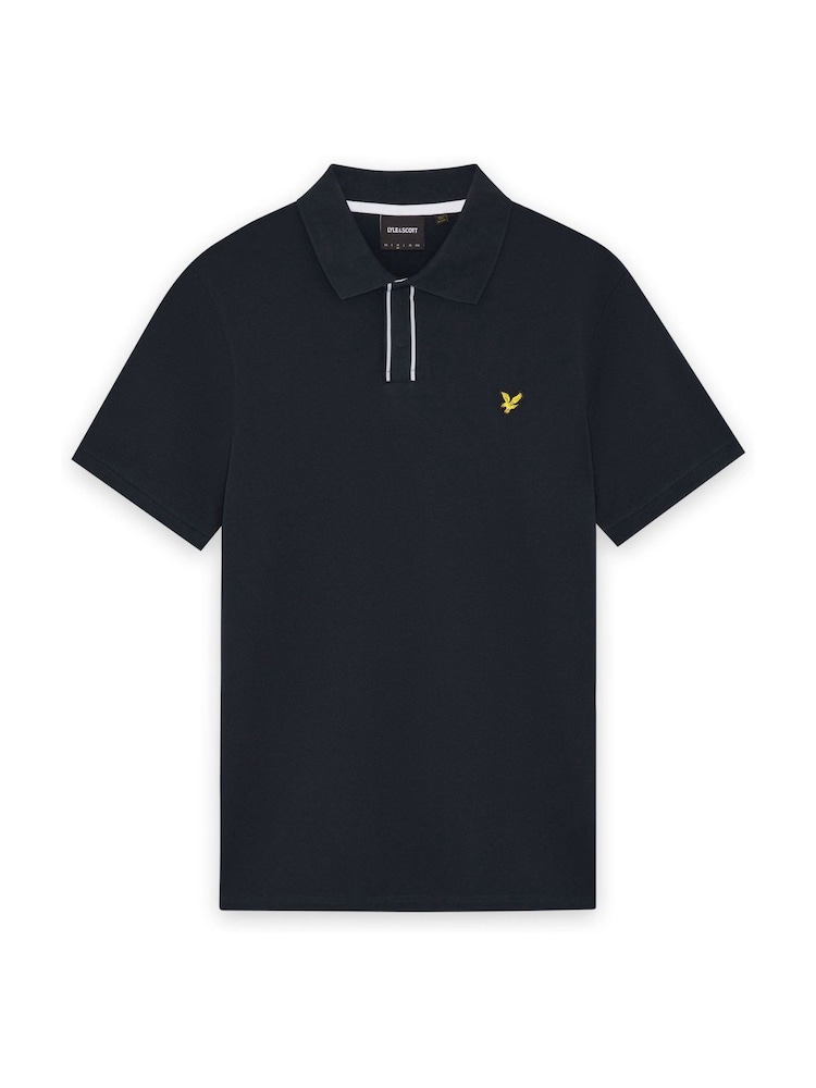 Lyle & Scott חולצת פולו עם קצוות בצבע מנוגד ומפתח כפתורים - תמונה 6 מתוך 6
