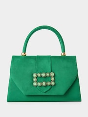 Joe Browns Green In Paris Jewelled Bag - Image 1 of 7