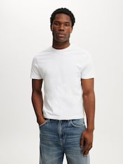 أبيض Brill - تيشرت تلبيس رشيق من Cotton On - Image 1 of 4