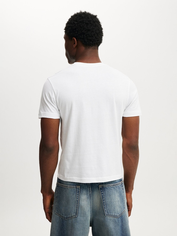 أبيض Brill - تيشرت تلبيس رشيق من Cotton On - Image 2 of 4