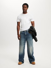 أبيض Brill - تيشرت تلبيس رشيق من Cotton On - Image 4 of 4