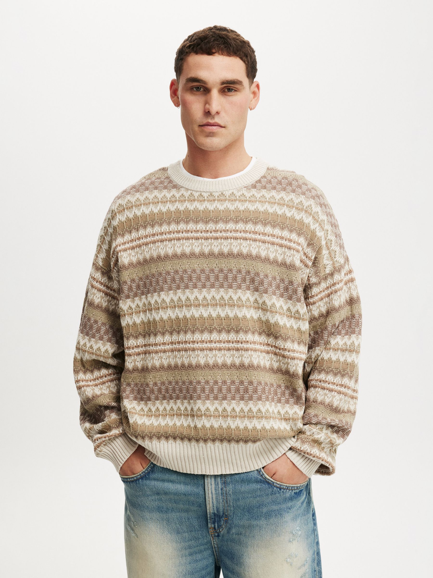 Buy Cotton On Grey Garage Knit Jumper from Next Mexico
