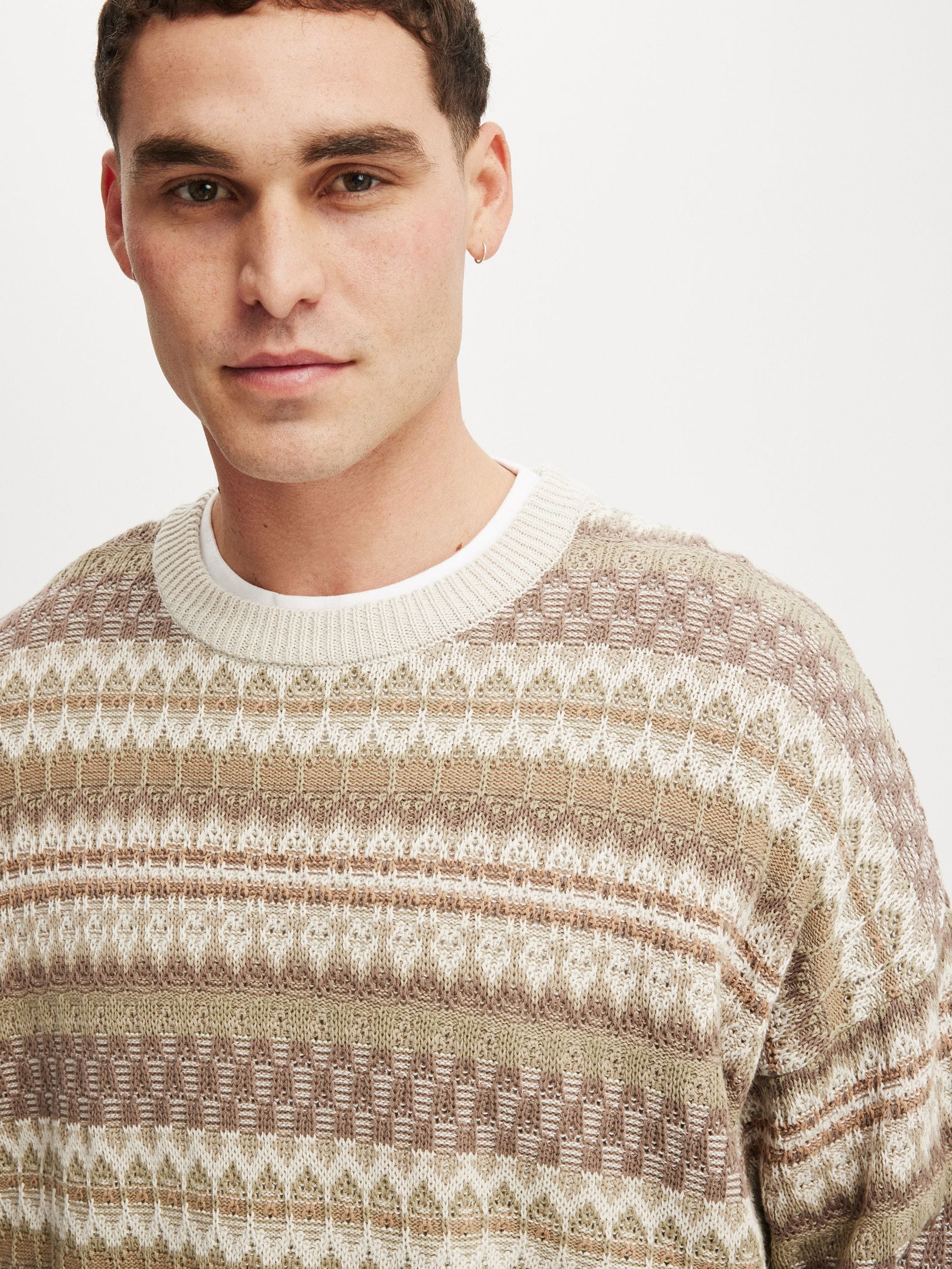 Buy Cotton On Grey Garage Knit Jumper from Next Mexico