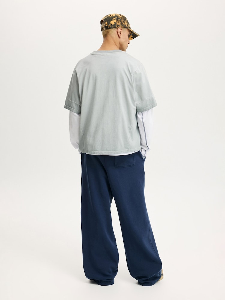 Cotton On Blue Super Baggy Trousers - Image 6 of 6