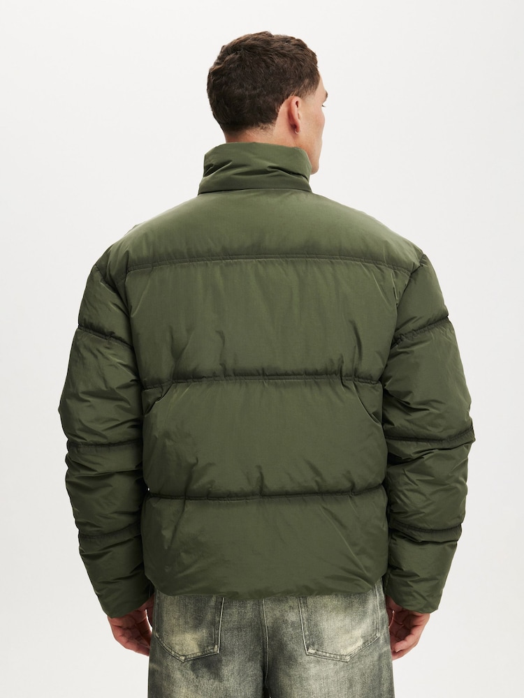 أخضر - سترة منفوخة من Cotton On - Image 2 of 5