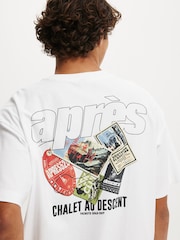 Cotton On White Box Fit Graphic T-Shirt - Image 3 of 4