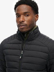 Superdry Black Fuji Lite Padded Jacket - Image 4 of 7