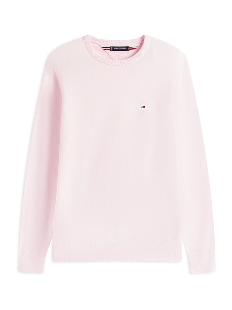 Πουλόβερ με κέντημα και στρογγυλή λαιμόκοψη Tommy Hilfiger Flag - Εικόνα 5 του 5