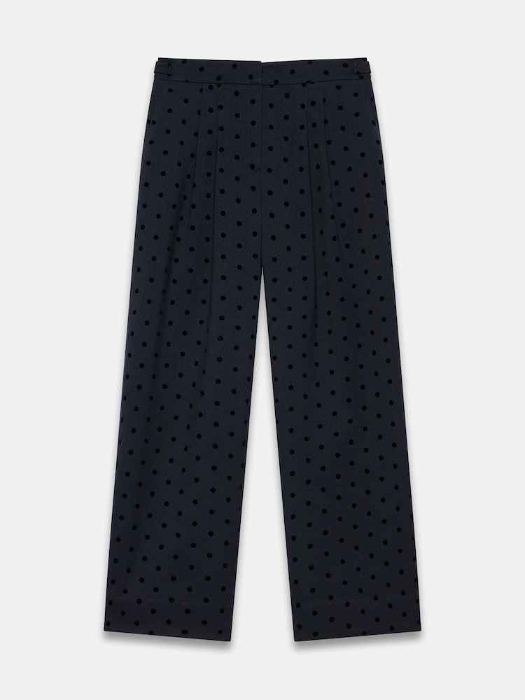 Mint Velvet Polka Dot Wide Trousers - Imagen 7 de 7