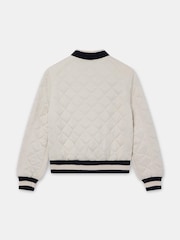 Mint Velvet Quilted Bomber Jacket - תמונה 4 מתוך 4