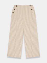 Pantalon Mint Velvet boutonné sur le devant à rayures - Image 7 de 8