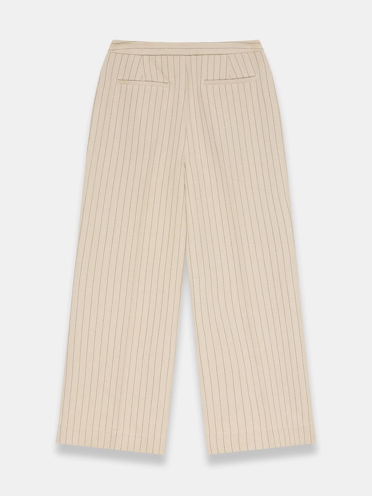 Pantalon Mint Velvet boutonné sur le devant à rayures - Image 8 de 8