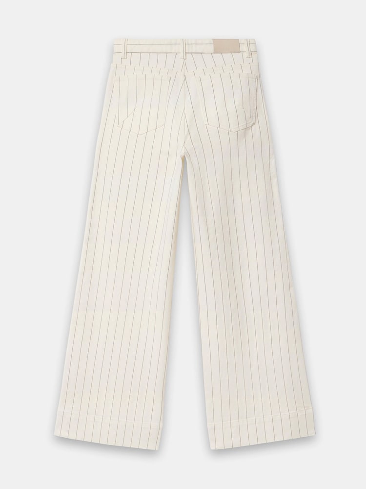 Mint Velvet Pinstripe Wide Jeans - Imaginea 8 din 8 Mint Velvet Pinstripe Wide Jeans - Imaginea 8 din 8