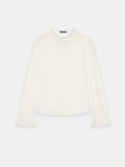 Mint Velvet Cotton Embroidered Blouse - Imagen 7 de 8