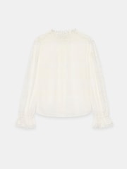 Mint Velvet Cotton Embroidered Blouse - Imagen 8 de 8