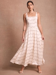 Mint Velvet Spot Print Midi Dress - 圖片 3/8