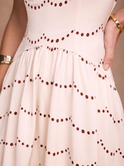 Mint Velvet Spot Print Midi Dress - 圖片 4/8