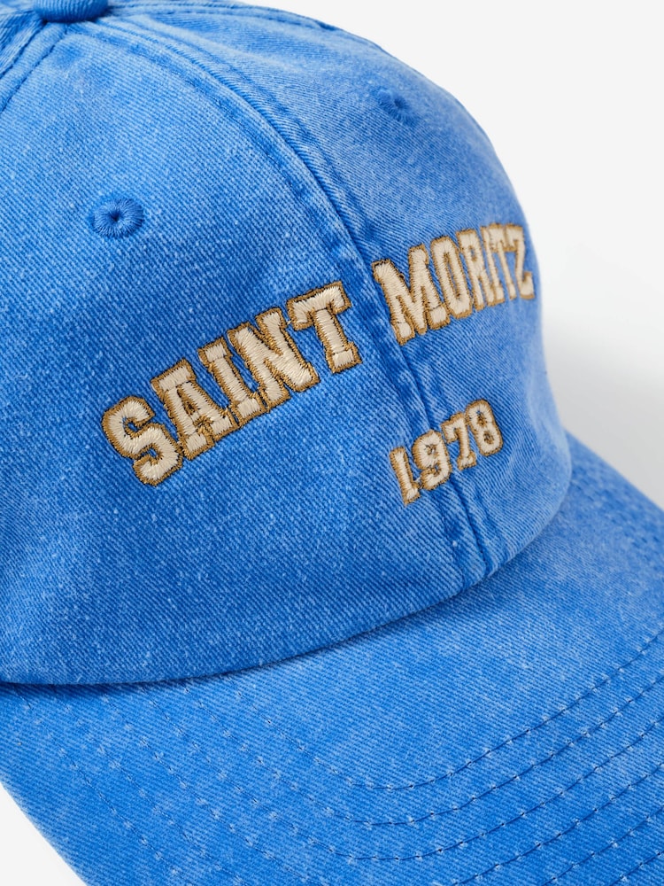 Mint Velvet Blue Saint Moritz Cap - Image 2 of 7