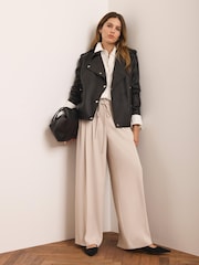 Nature - Pantalons Mint Velvet larges Ceinturée - Image 2 de 6