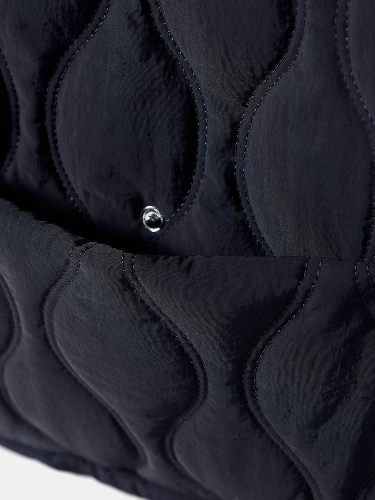 Mint Velvet Blue Jamie Quilted Tote Bag - Image 5 of 5