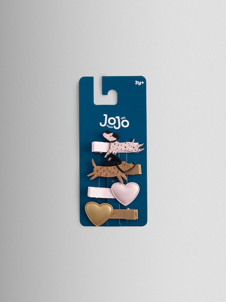 JoJo Maman Bébé 4-Pack Dog Clips - صورة 1 من 4 JoJo Maman Bébé 4-Pack Dog Clips - صورة 1 من 4