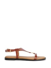 Dune London Brown Laith Casual Sandals - Image 1 of 5