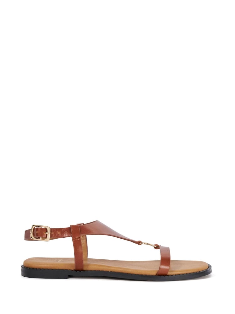 Dune London Brown Laith Casual Sandals - Image 1 of 5