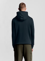 Lyle & Scott Blue Zip Through Hoodie - Image 4 of 6